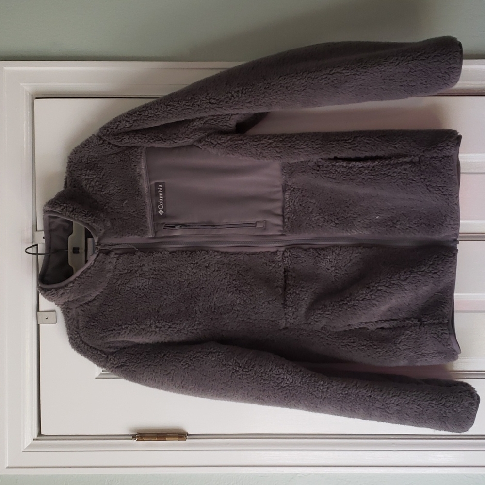 Fuzzy Columbia Zip-Up